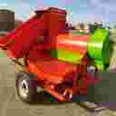 Kral Sanat, the manufacturer of the sunflower harvester in the farm in Khoy